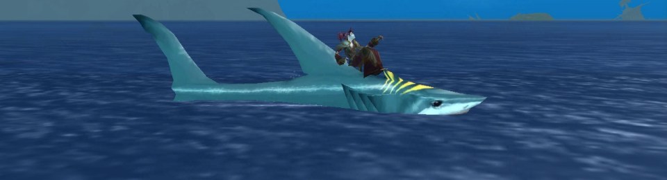 What, you never rode a shark around for kicks?